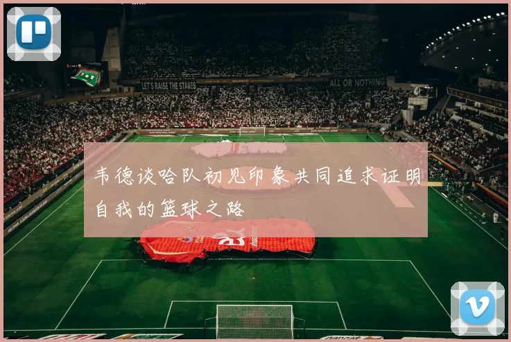 韦德谈哈队初见印象共同追求证明自我的篮球之路
